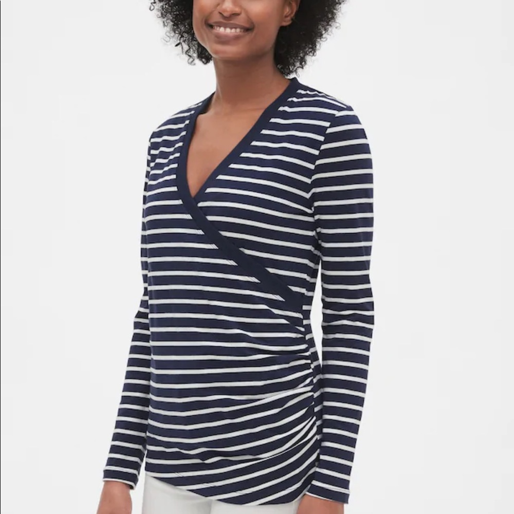 Gap Maternity Crossover Nursing Top